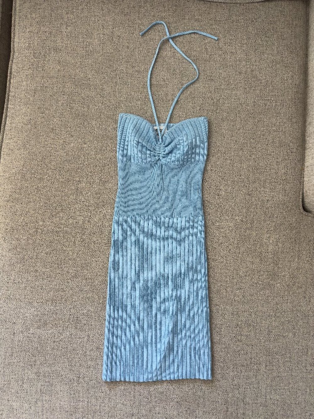 Princess Polly Baby Blue Knit Dress